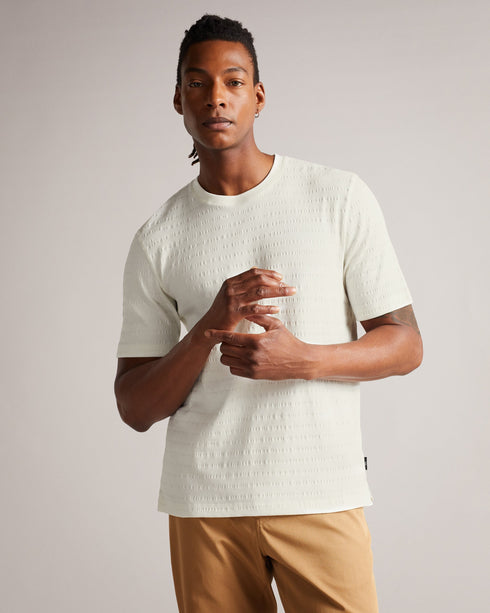 KINGSRD-Tops-It's time to get on top of your game. KINGSRD keeps it simple with a crew neck, cotton blend and short sleeves. A modern upgrade of a classic style, this tee goes with anything. Wear to the office, for a walk in the park or down to the pub. It's as versatile as it is comfortable and effortless. By choosing Ted Baker cotton products, you're supporting our investment in the Better Cotton Initiative's mission. This product is sourced via a system of mass balance and therefore may not contain Bette